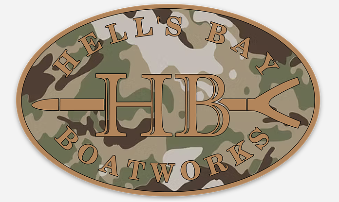 Hell's Bay camo Sticker