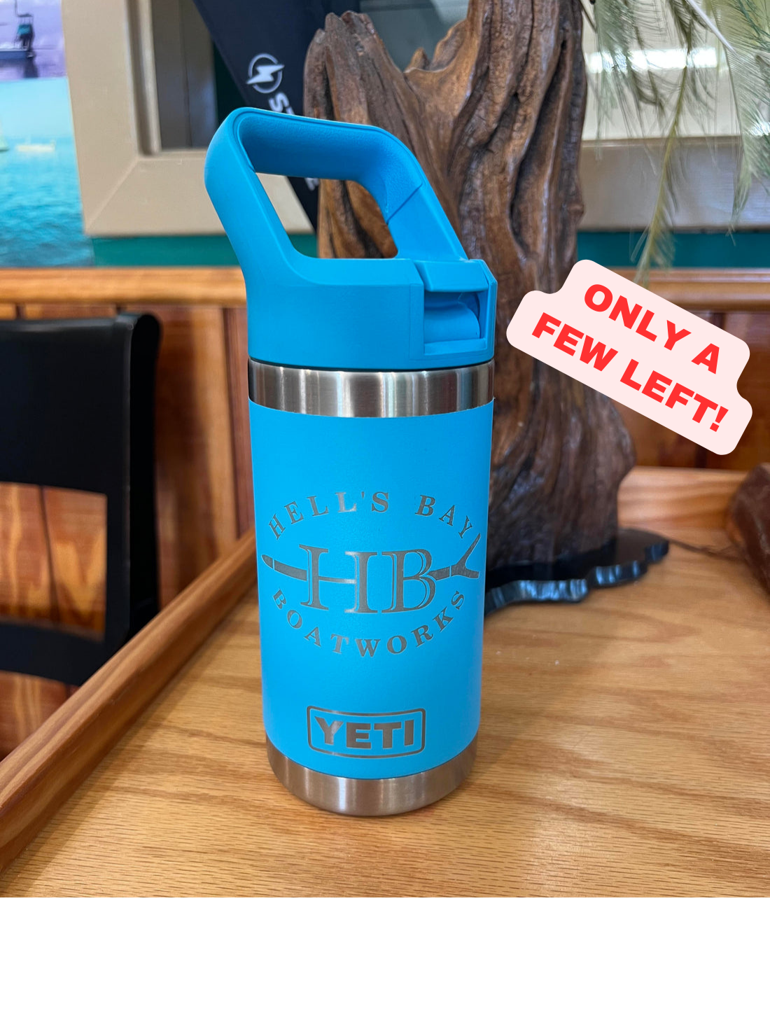 Hell's Bay Yeti Rambler Jr. 12oz Kids Bottle - Reef Blue – Hell's