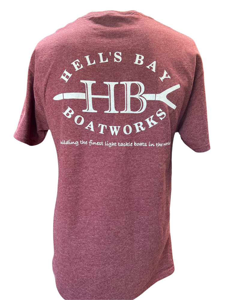 
                  
                    HB Logo Cotton S/S T-shirt - Vintage Heather Maroon
                  
                