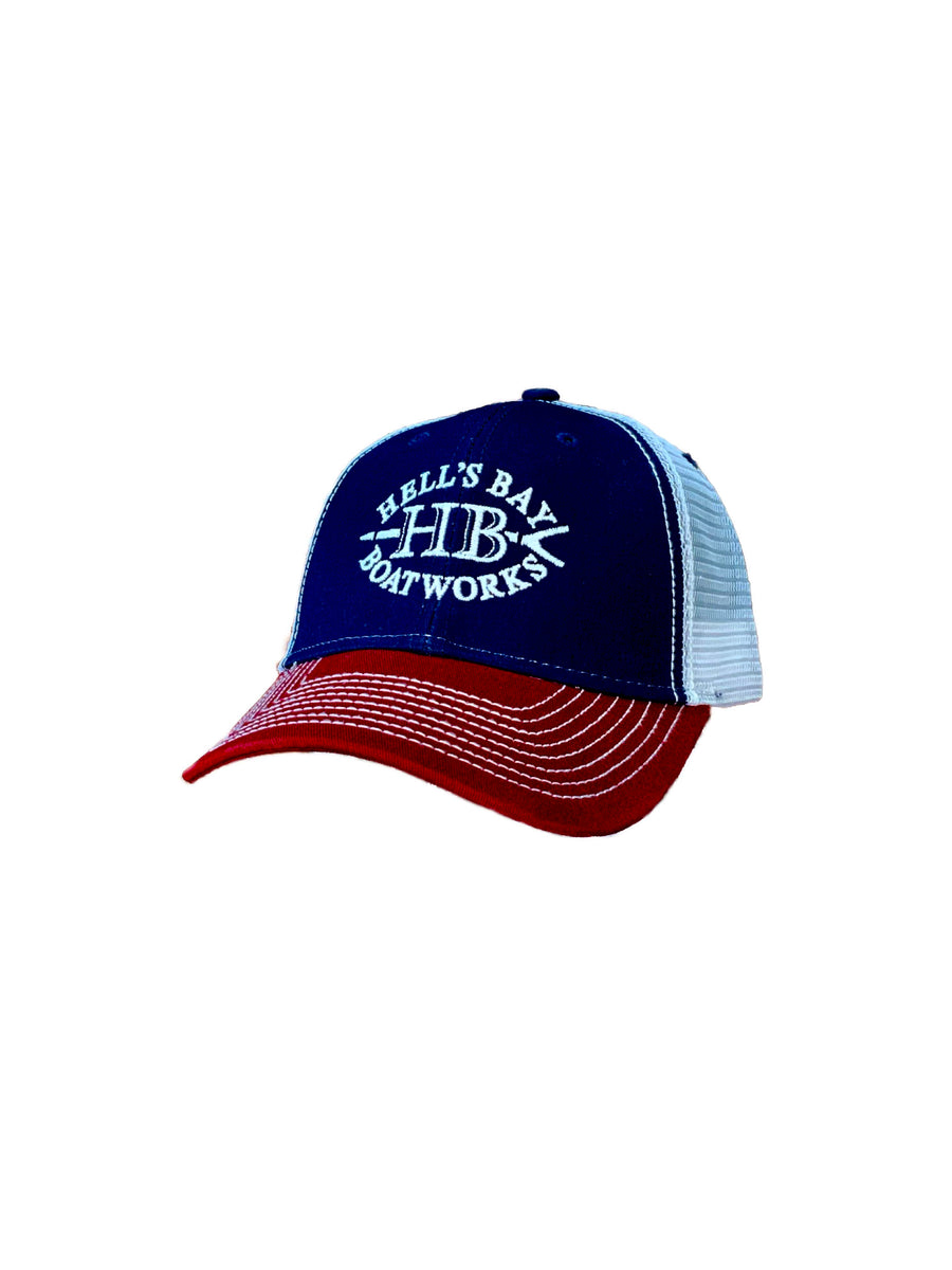 Hell's Bay Logo Mesh Cap – Hell's Bay Boatworks Shop