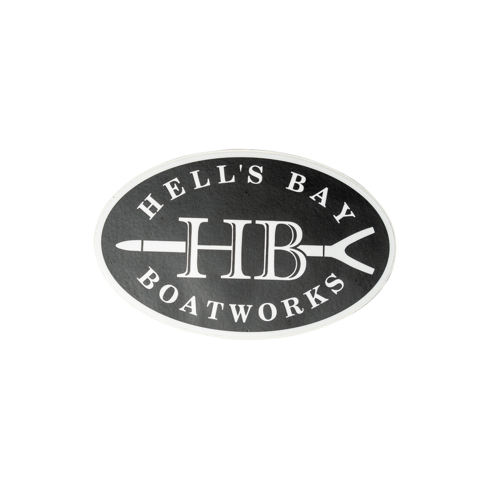 Black Hell's Bay Logo Sticker