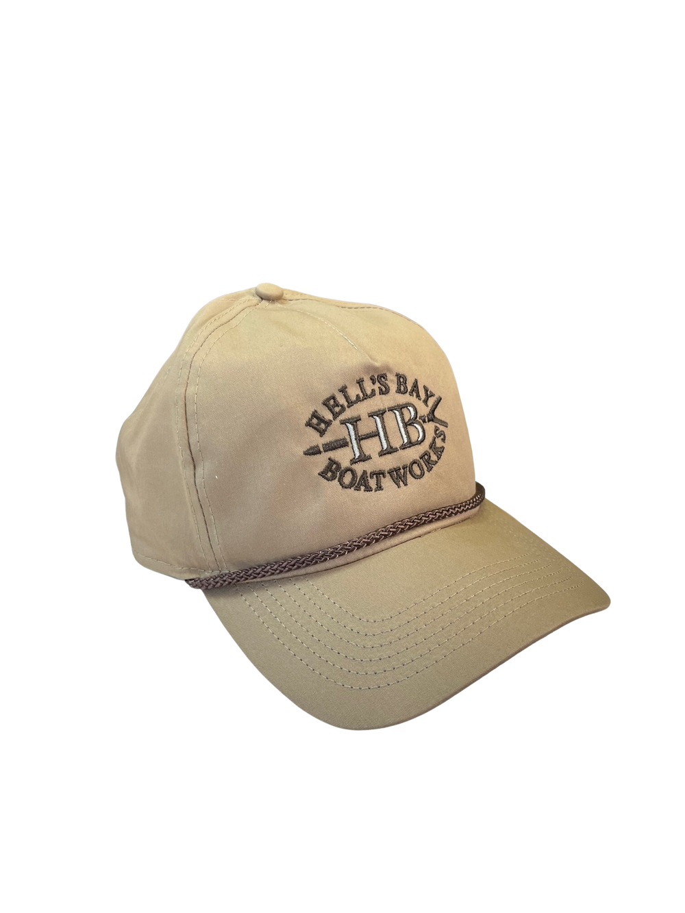 Hell's Bay Logo Rope Hat - Khaki / Brown