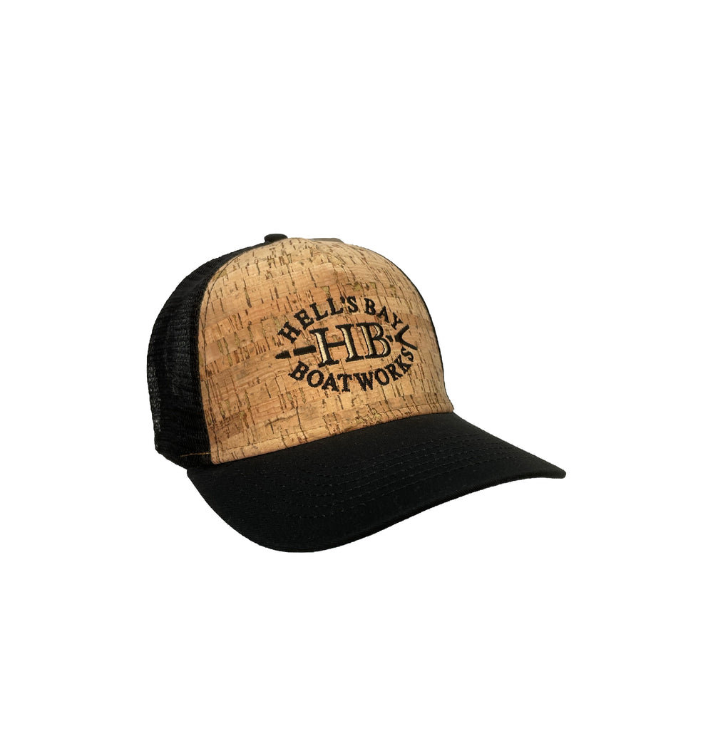 Hell's Bay Logo Cork Trucker Hat